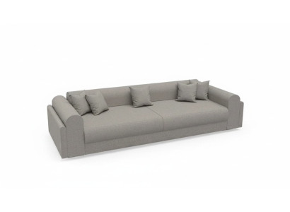 Designer Sofa 3-Sitzer grau Stoffsofa Sofas Textilien Couch Dreisitzer 240cm