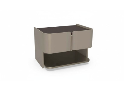 Grau Design Nachttisch Konsole Beistelltische Schlafzimmer Holz Luxus