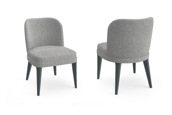 Esszimmerstuhl Luxus Modern Stühle Textil Design Stuhl Möbel Lehnstuhl