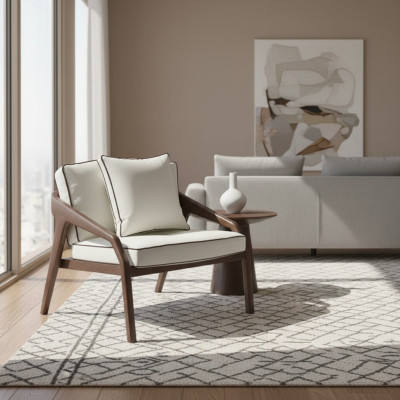 Luxus Sitz Relax Kunstleder Lounge Polster Sessel Design Sitzer Neu