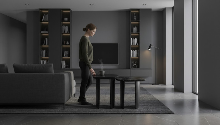 Beisteltisch luxus tisch design beistelltische wohnzimmer schwarz neuheit