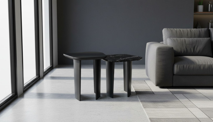 Beisteltisch luxus tisch design beistelltische wohnzimmer schwarz neuheit