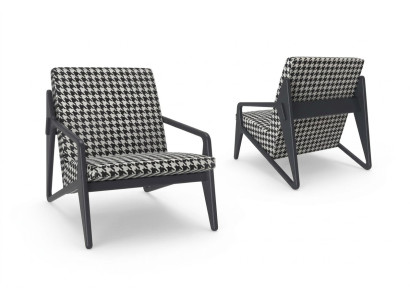 Luxus Sessel Wohnzimmer Textil Sessel Modern Design Polsterung Neu