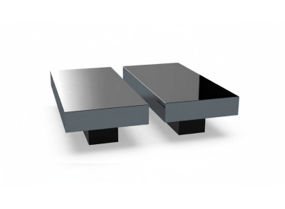 Couchtische Tisch Luxus Glas Tische Konsolen Design Möbel Set 2x neu