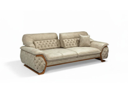 Chesterfield Verstellbarer Rücken Dreisitzer Sofa Luxus Couch Möbel