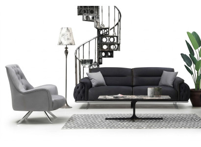 Set Sofagarnitur 3+1 Sitzer Polstergarnitur Luxus 2tlg Wohnzimmer Möbel Sofa
