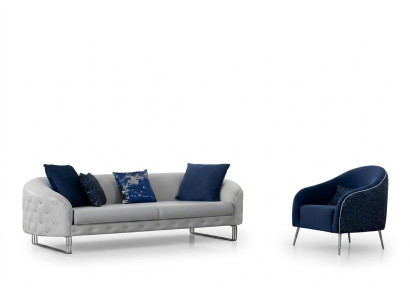 Modern Sofa Set 2 tlg Wohnzimmer Luxus Sofagarnitur 3+1 Sitzer Möbel