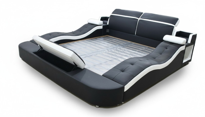 Multifunktion Bett Doppel Betten Hotel big Polster Schlafzimmer Möbel
