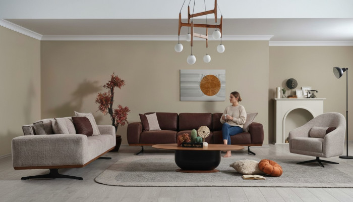 Luxus Sofagarnitur 4+3+1 Sitzer Modern Möbel Couch Wohnzimmer Sofa Set