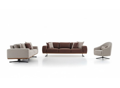 Luxus Sofagarnitur 4+3+1 Sitzer Modern Möbel Couch Wohnzimmer Sofa Set