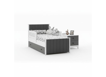 Kinderbett Bett Kinderzimmer Kinderzimmermöbel Bettrahmen Weiße Holz