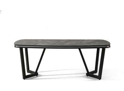 Esstisch Esszimmer Holz Esstische Tisch Stil Modern Schwarz Design