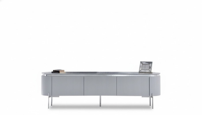 TV-Schrank in grau new Luxury