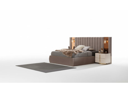 Stilvolles Schlafzimmer Set Designer Schminktisch Holz 2x Nachttische