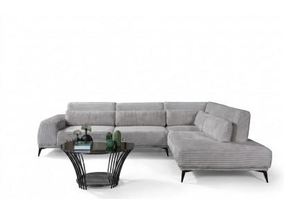  Stilvolles Ecksofa L-Form Luxus Wohhnzimmer Wohnlandschaft Sofas Couchen