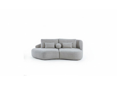Moderner Hellgrauer 3-Sitzer Wohnzimmer Dreisitzer Luxus Couchen Sofas