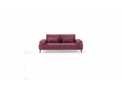 Wohnzimmer Rosa 3-Sitzer Moderner Dreisitzer Luxuriöse Polster Couch