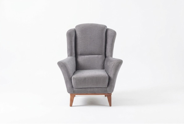 Polster Einsitzer Designer Wohnzimmer Armlehnensessel Textil 1-Sitzer