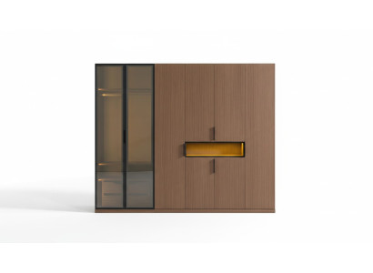 Hochwertiger Kleiderschrank Exklusive Schlafzimmer Möbel LED-Schränke