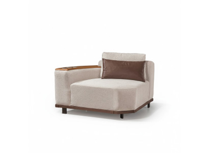 Beiges Modulsofa Designer Ecksofas L-Form Couchen Wohnzimmer Möbel Neu