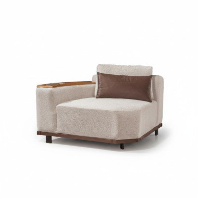 Luxuriöser Ecksofa In L-Form Mit Musiksystem Polster Wohnzimmer Sofas