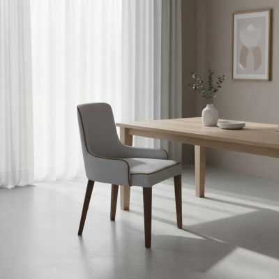 Esszimmerstuhl Küchen Stühl Esszimmerstühle Neu Textil Massiv Holz