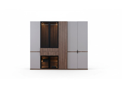 Schrank Kleiderschrank Schlafzimmer Schränke Modern Holz Luxus 260cm