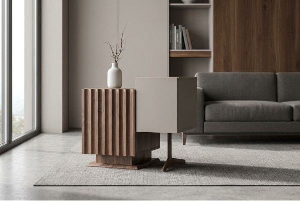 Luxus Nachttisch Tisch Schlafzimmer Möbel Stil Modern Exclusive Beistelltisch