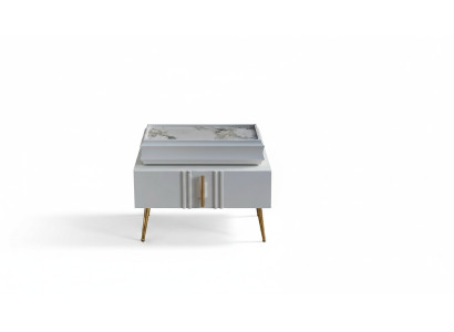Exklusive Nachttische Designer Möbel Beige farbe in Schlafzimmer neu