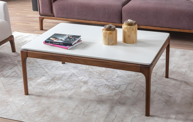 Couchtisch 110 x 76 Tisch Möbel Einrichtung Holztische Modern Möbel