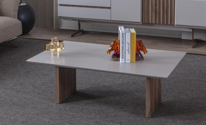 Couchtisch 120 x 68 Tisch Möbel Einrichtung Holztische Modern Möbel