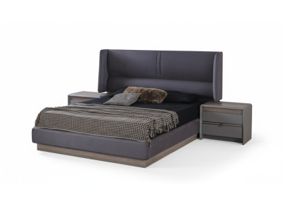 Schlafzimmer Set Luxus Komplettes Bett 2x Nachttisch Modern 3tlg Neu