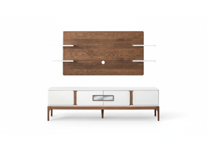Stil Wohnzimmer set Wohnwand 2tlg. Sideboard TV-Wandpaneel Wohnwände