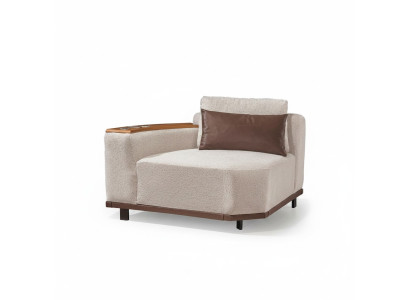 Beiges Modulsofa Designer Ecksofas Wohnzimmer Luxuriöse Polster Couchen