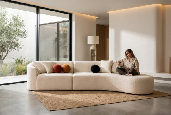 Designer Weiß Couch Sofa Ecksofa L-form Modern Möbel wohnzimmer Eckgarnitur