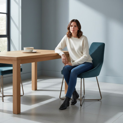 Exclusive Modern Stühle Designer grün farbe Luxus in Esszimmer Neuheit