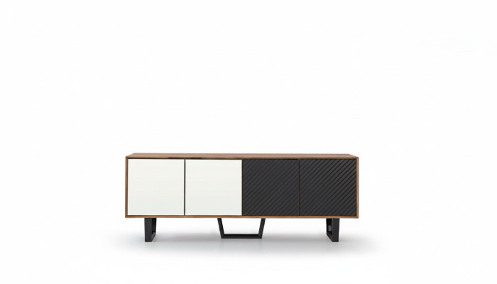 Modern Esszimmer Set Besteht aus 4tlg. Sideboard mit 3x Spiegel Neuheit