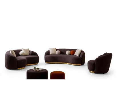 Stil Wohnzimmer Set Couchen Designer Sofagarnitur 4+3+1 Sitz Möbel