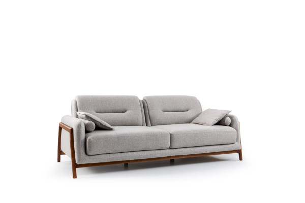 Luxus Sofa 3 Sitzer Dreisitzer Möbel in Wohnzimmer Modern Polster Textil