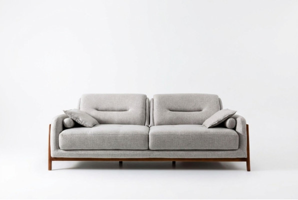 Luxus Sofa 3 Sitzer Dreisitzer Möbel in Wohnzimmer Modern Polster Textil