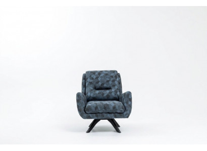 Wohnzimmer Luxus Sessel grau Club Lounge Modern Designer Möbel Einrichtung