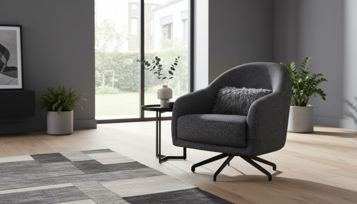 Design Sessel Wohnzimmer Luxus Möbel Schwarzer Stilvoll Lounge Club