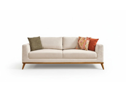 Stilvoll Sofa 3 - Sitzer Design Möbel Wohnzimmer Luxus Couchen Sofas 223cm