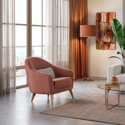 Luxus Sessel Stilvoll Möbel Wohnzimmer Lounge Club Design Einsitzer