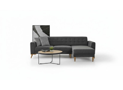 Luxus Ecksofa L - Form moderne Grau Couch Designer Möbel Wohnzimmer