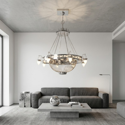 Große Leuchte Lampe Kronleuchter Luxus Lampen xxl deckenleuchte 220x250