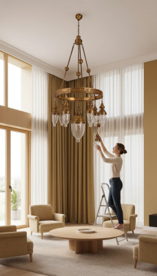 Deckenlampe Pendelleuchte Leuchte Wohnzimmer glänzendes Glas Lampen