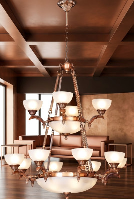 Hängeleuchte Kronleuchter Lampe Kristalllampe Deckenleuchte Lampen 110x140