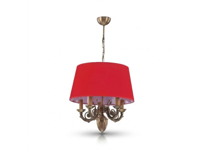 Kronleuchter Klassische Leuchten Lampen Lampe Gold 50x80 Rot