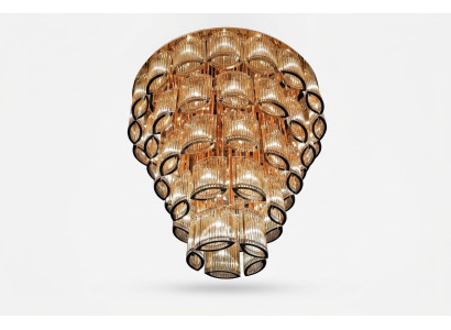 Moderne Gold Deckenlampe für Zuhause Wohnzimmer Neu Luxuriös für Stil